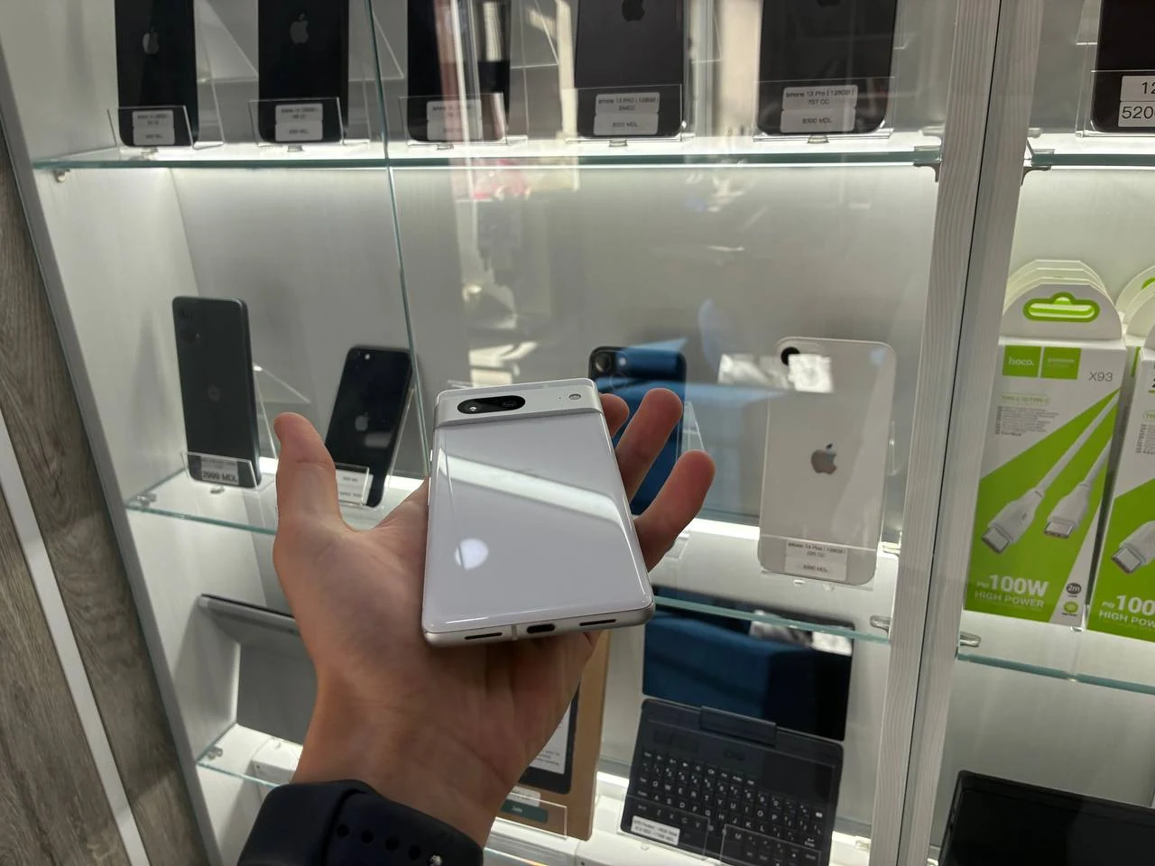 Google Pixel 7 128GB Snow | Tensor G2 | 8GB RAM | 6.3″ FHD+ AMOLED 90Hz | OIS 50MP — miniatură 6
