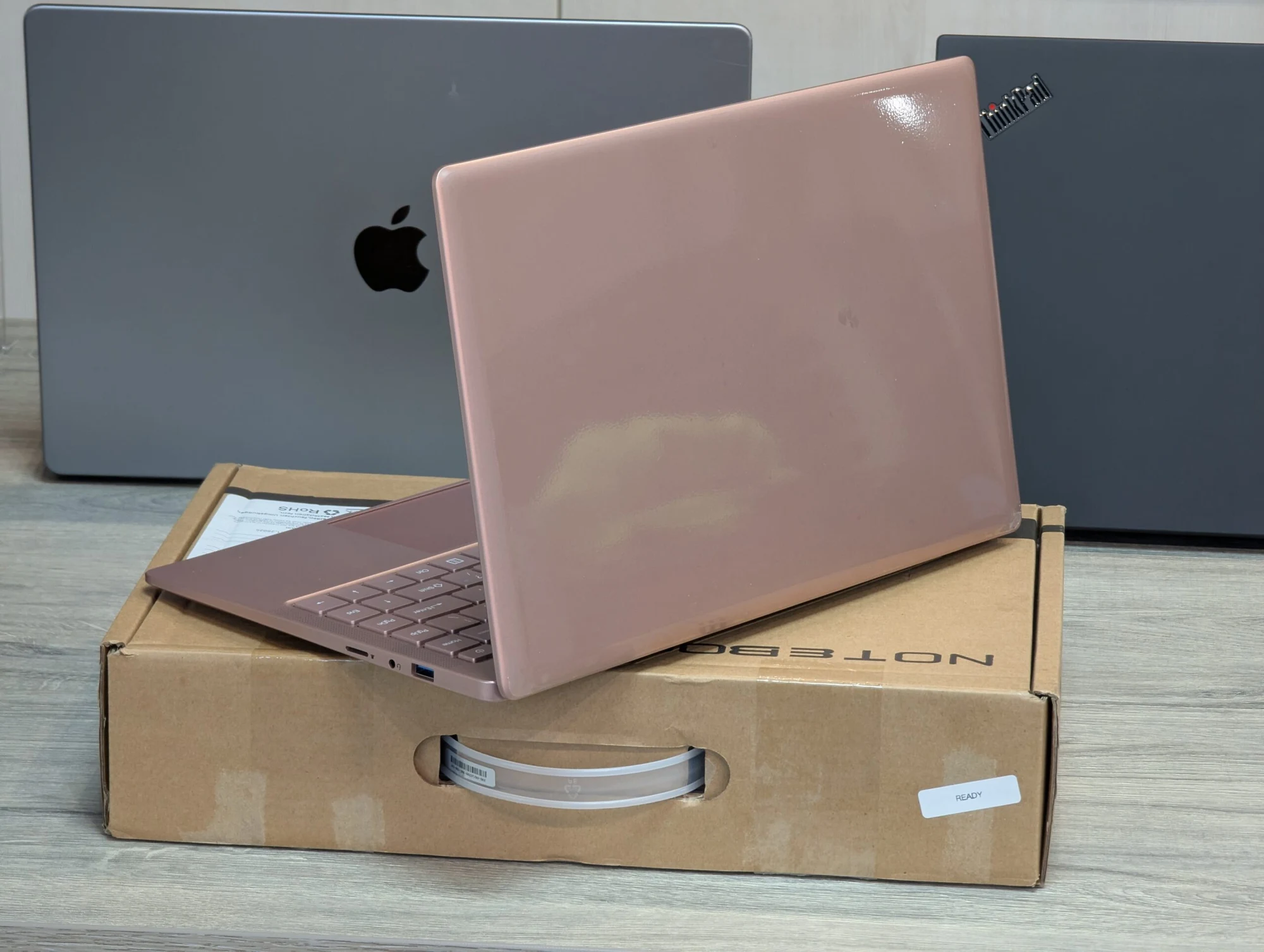Новый! Rose Gold Laptop | Intel Celeron J4105 | 8GB | 128GB LiteOn | Intel UHD 600 | 15.6″ FHD — миниатюра 7