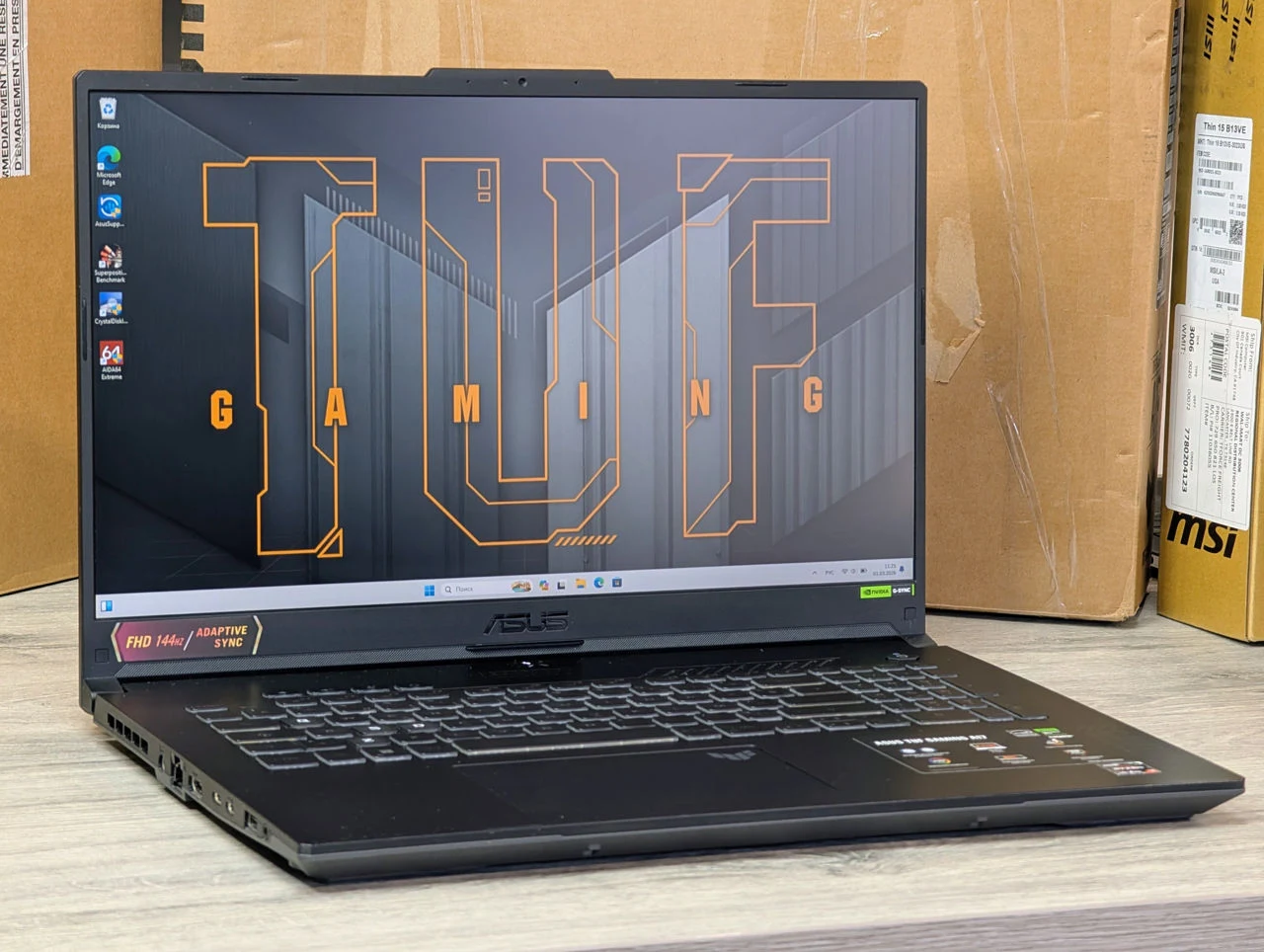 ASUS TUF Gaming A17 | Ryzen 7 7435HS | 16GB | 512GB | RTX 4050 | 17.3″ FHD 144Hz — miniatură 5