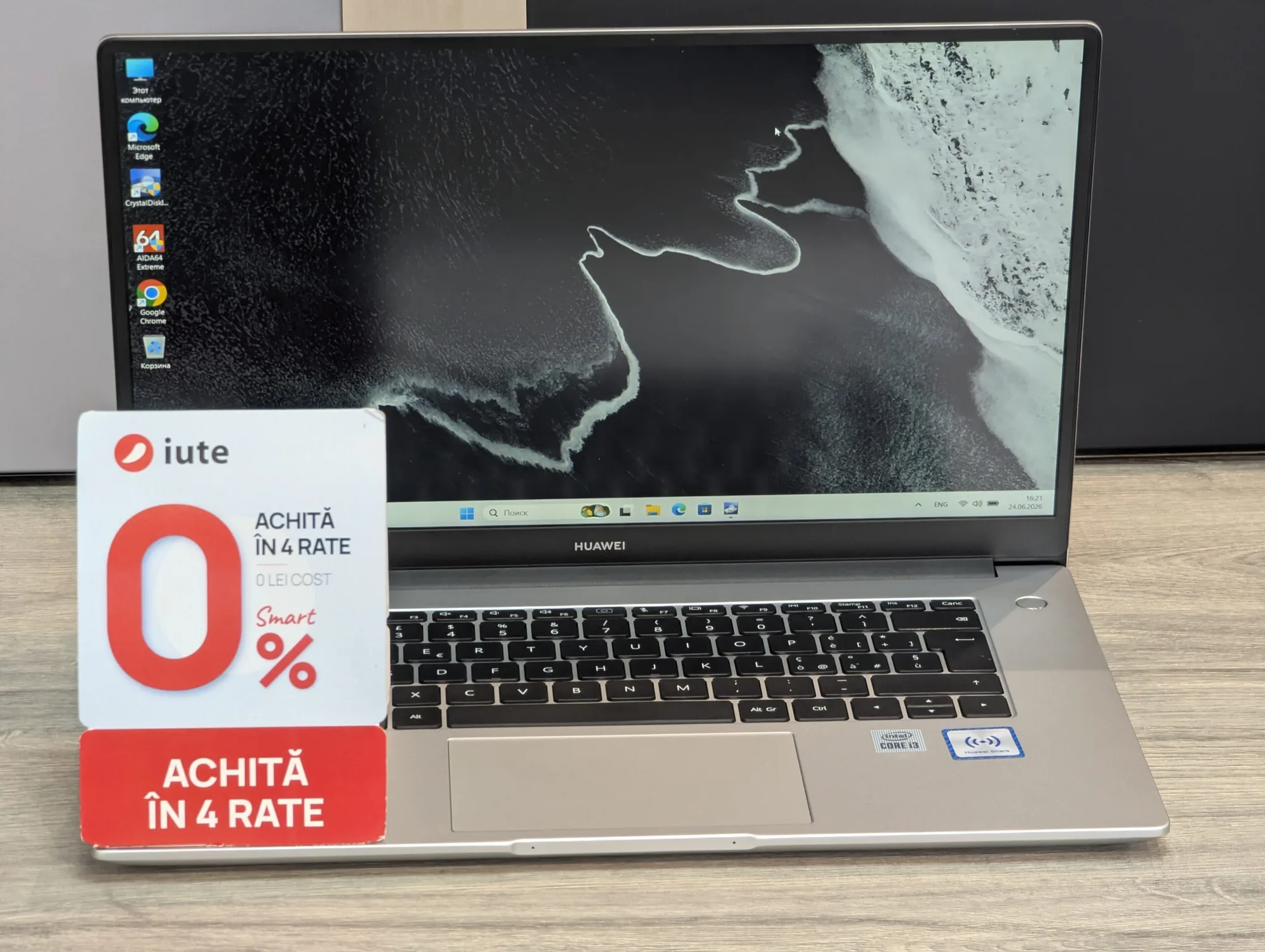 Nou! Huawei MateBook D 15 | Core i3-10110U | 8GB | 256GB SSD | Intel UHD Graphics | 15.6″ Full HD — vedere 2