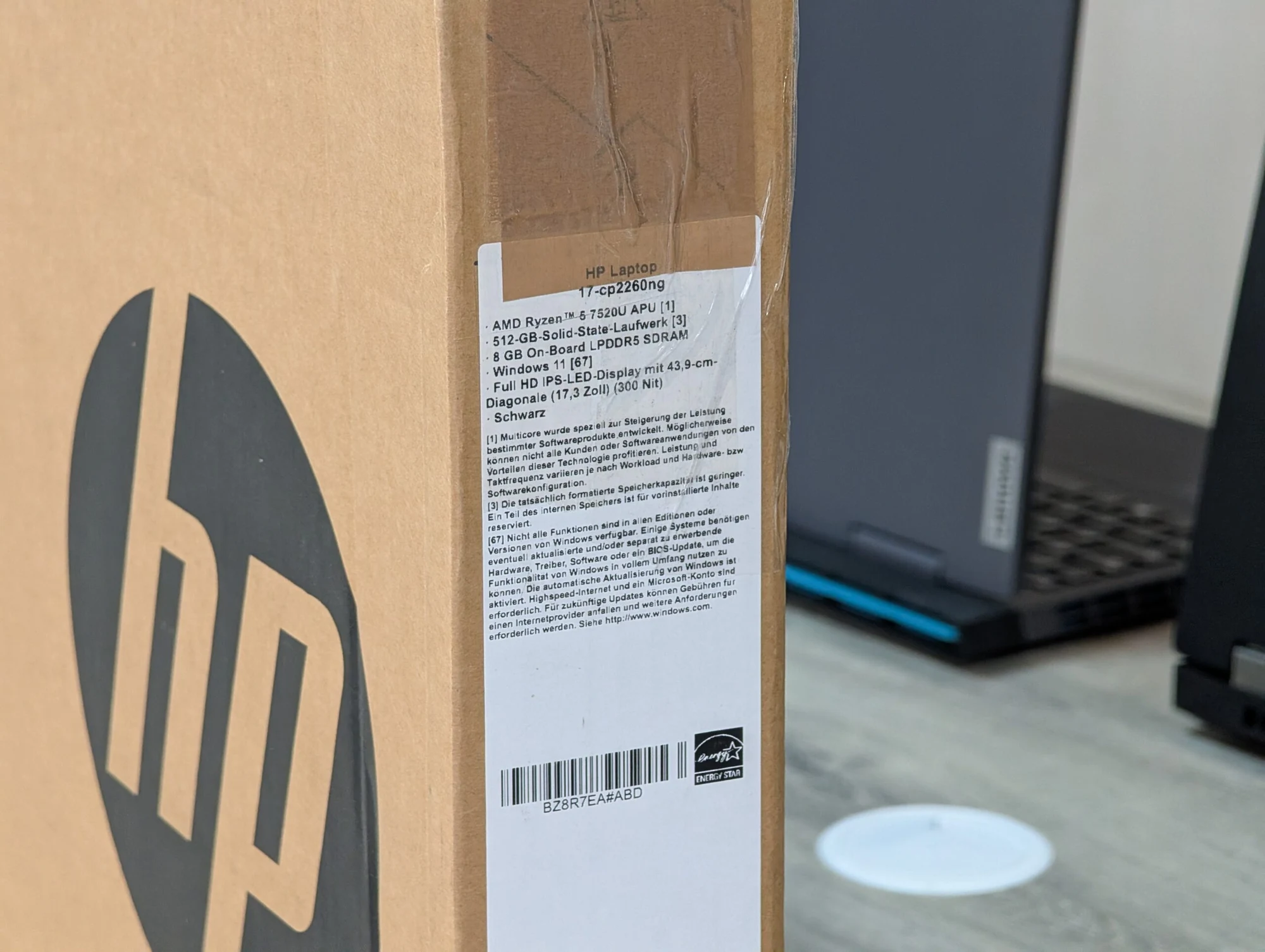 Nou! HP Laptop 17 | Ryzen 5 7520U | 8GB | 512GB | Radeon Graphics | 17.3″ FHD — miniatură 20
