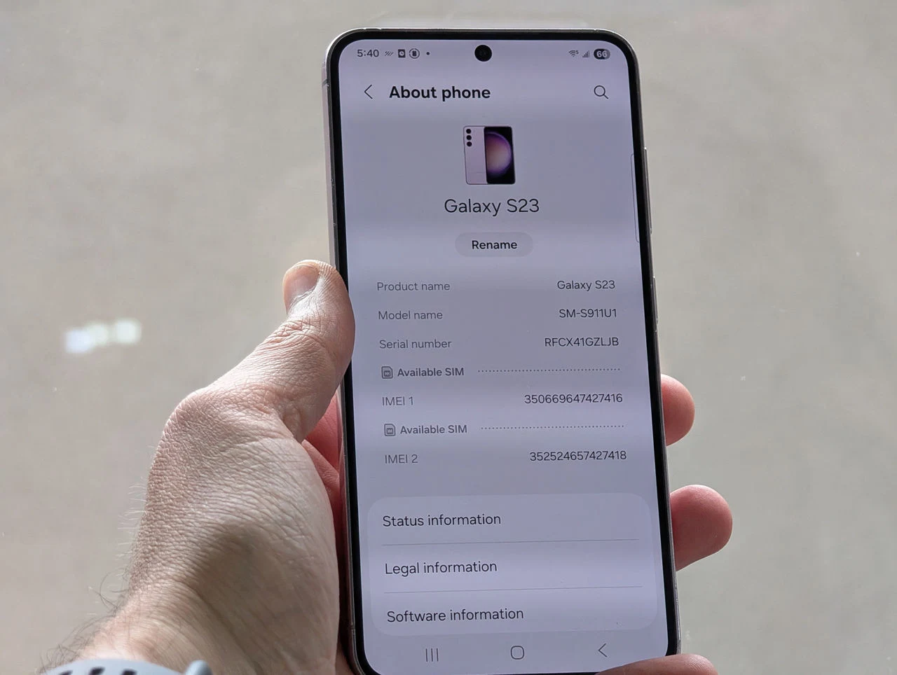 Samsung Galaxy S23 | Snapdragon 8 Gen 2 | 8GB | 128GB | 6.1″ Amoled | Lavender | Dual SIM — miniatură 8