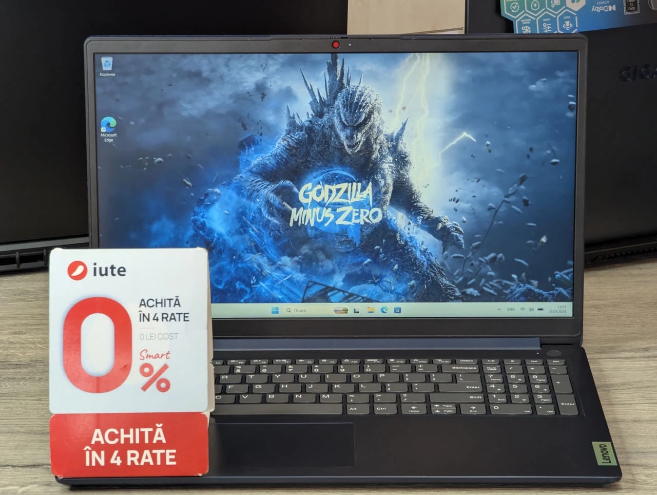 Ca nou! Lenovo IdeaPad 1 | AMD Ryzen 3 7320U | 8GB | 256GB | 15.6″ FHD IPS — vedere 2