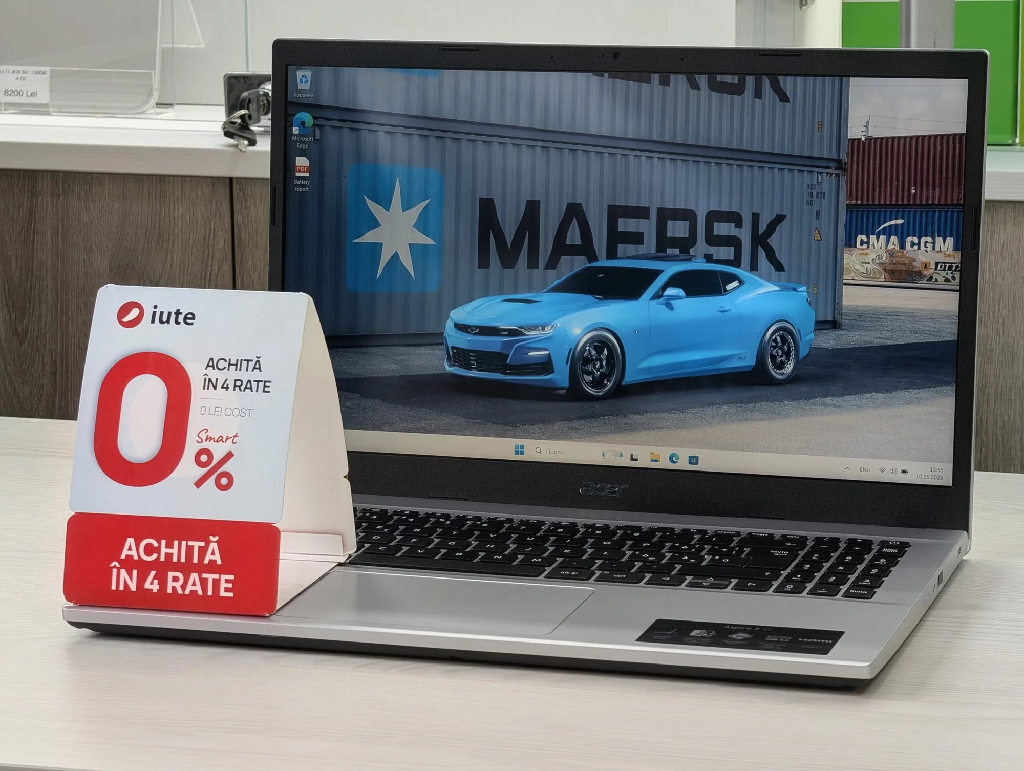 Acer Aspire | Ryzen 5 5500U | 16GB | 512GB | Radeon Graphics | 15.6″ FHD — miniatură 3