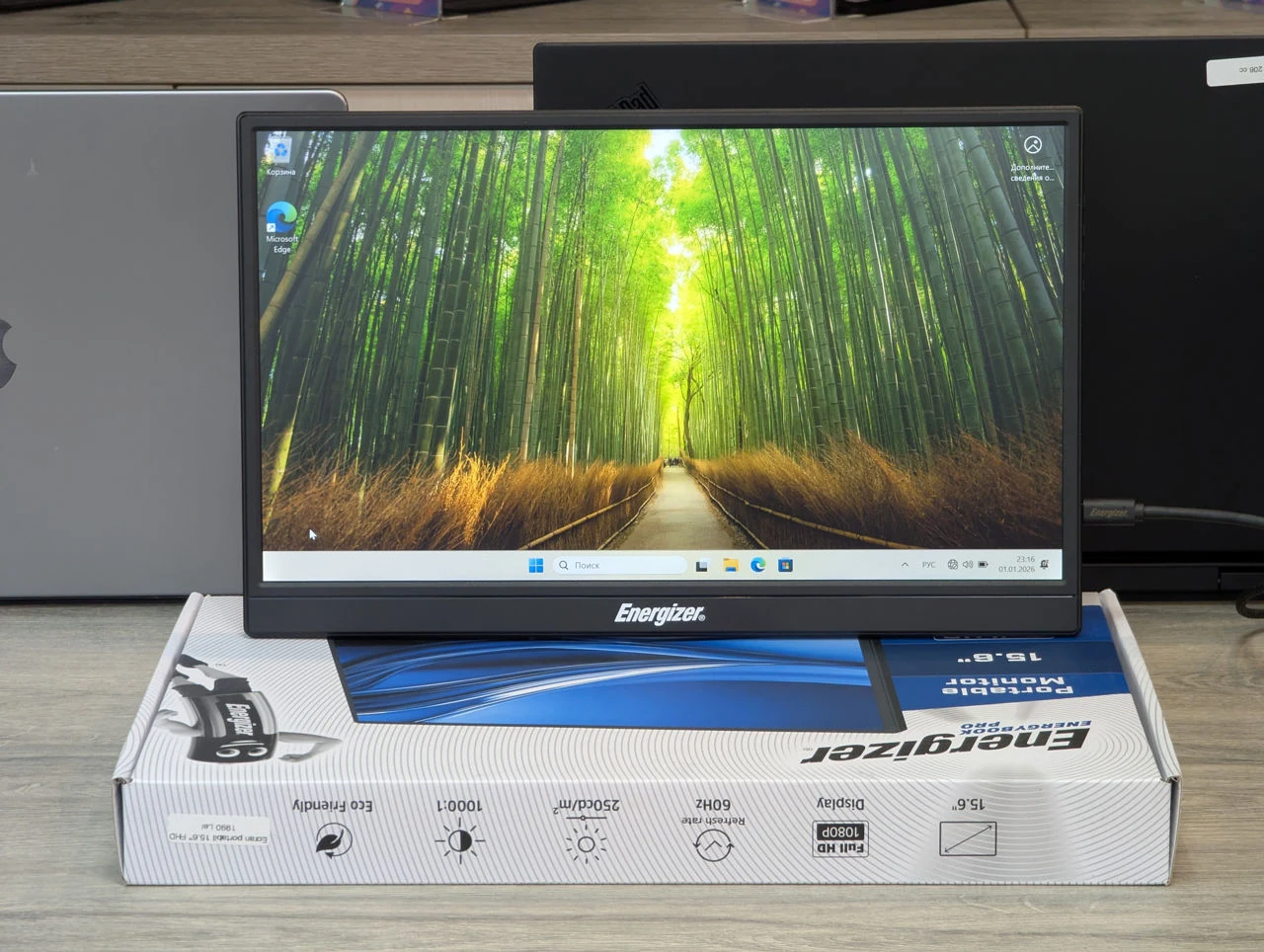 Monitor Portabil Energizer Energybook Pro | 15.6″ | Full HD 1080p | IPS — miniatură 3