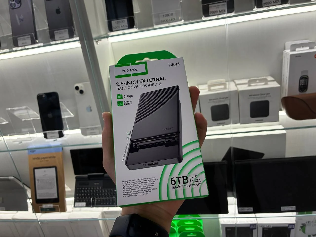 Hard Disk Extern HDD 320GB 2.5″ USB 3.0 HB46 | Black — miniatură 3