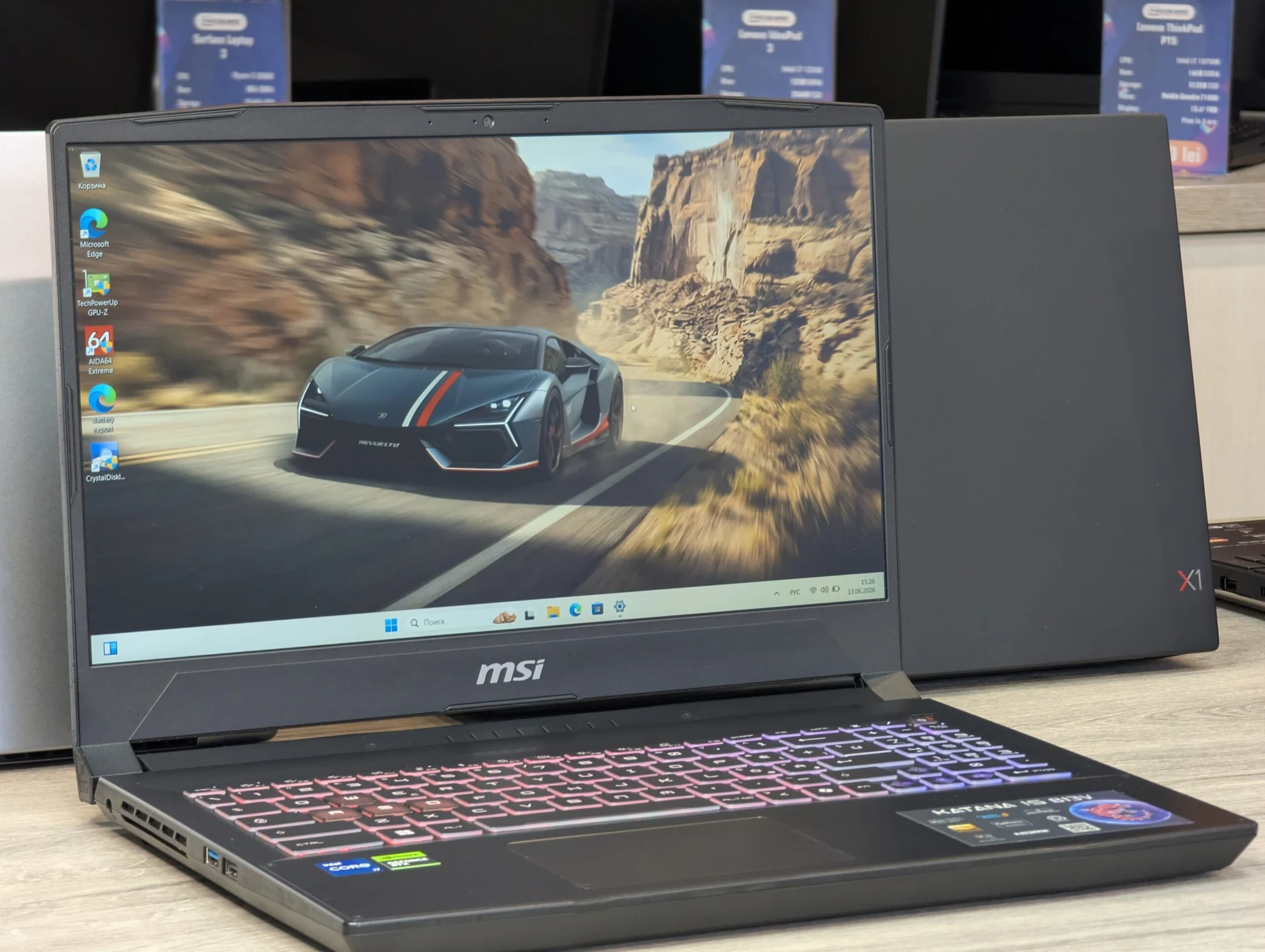 MSI Katana 15 B13VFK | i7-13620H | 16GB | 1TB | RTX 4060 8GB | 15.6″ 144Hz — miniatură 7