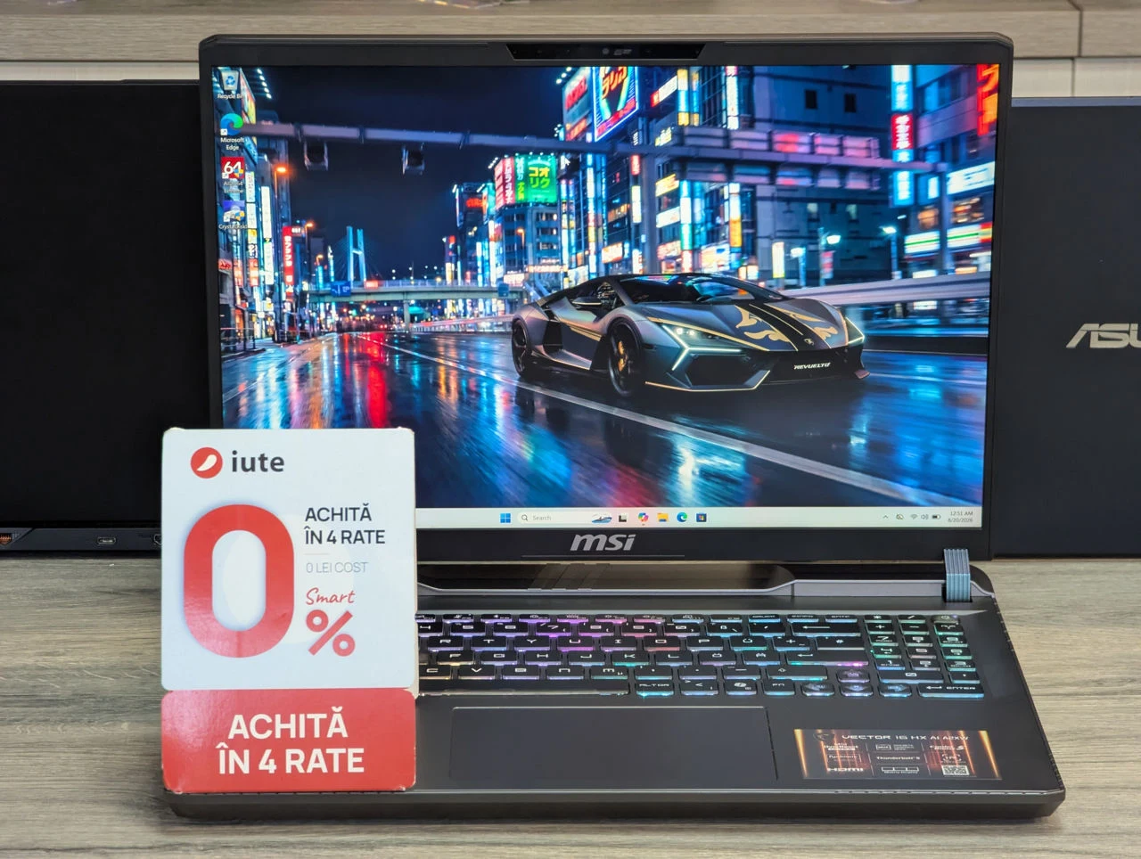 Ca nou! MSI Vector 16 HX AI | Intel Ultra 7 255HX | RTX 5070 Ti | 16GB | 1TB | 16″ 2.5K 240Hz — vedere 2