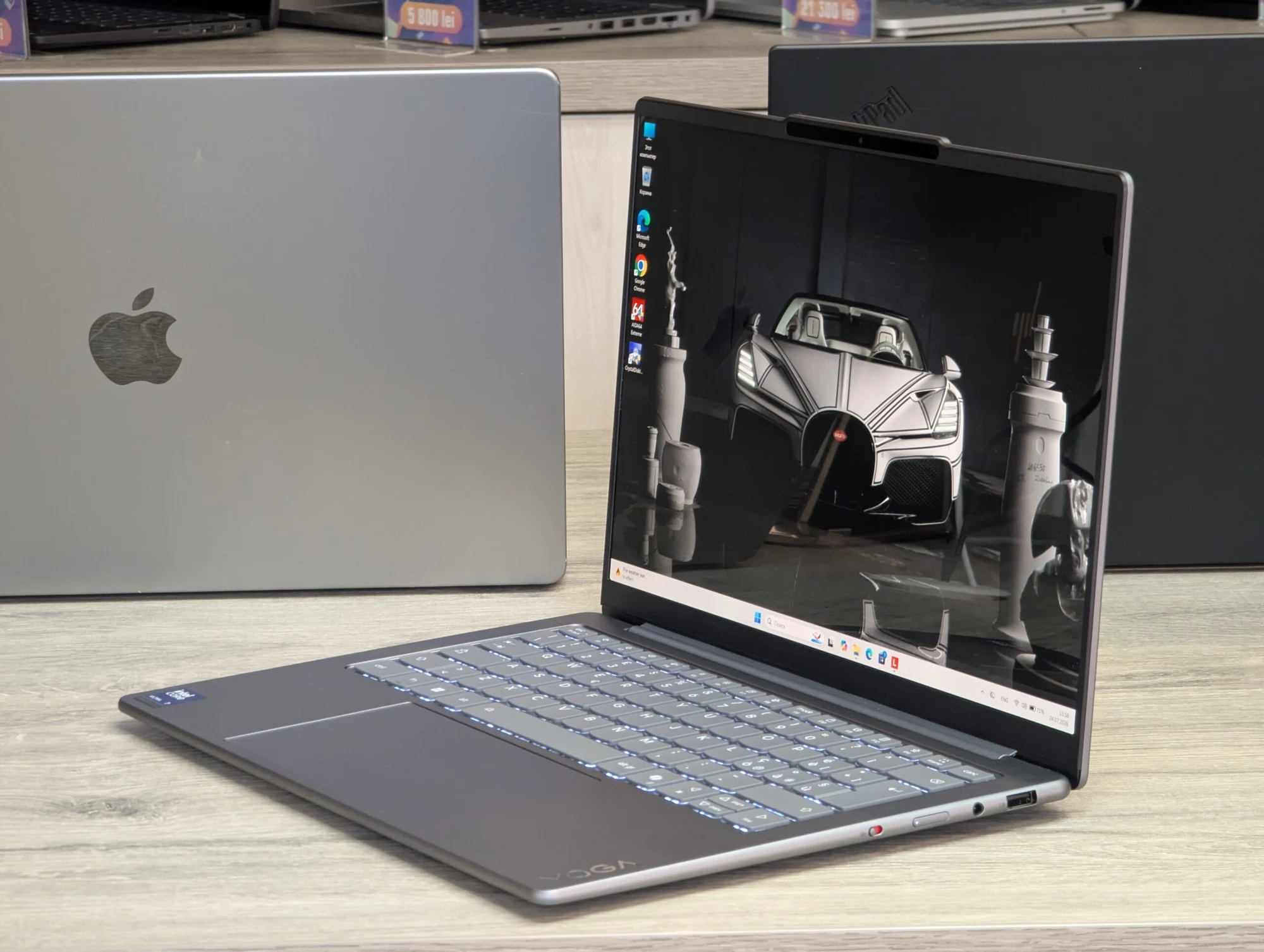 Nou! Lenovo Yoga Slim 7i Aura Edition | Ultra 7 258V | 32GB | 1TB | Intel Arc | 14 inch — miniatură 3