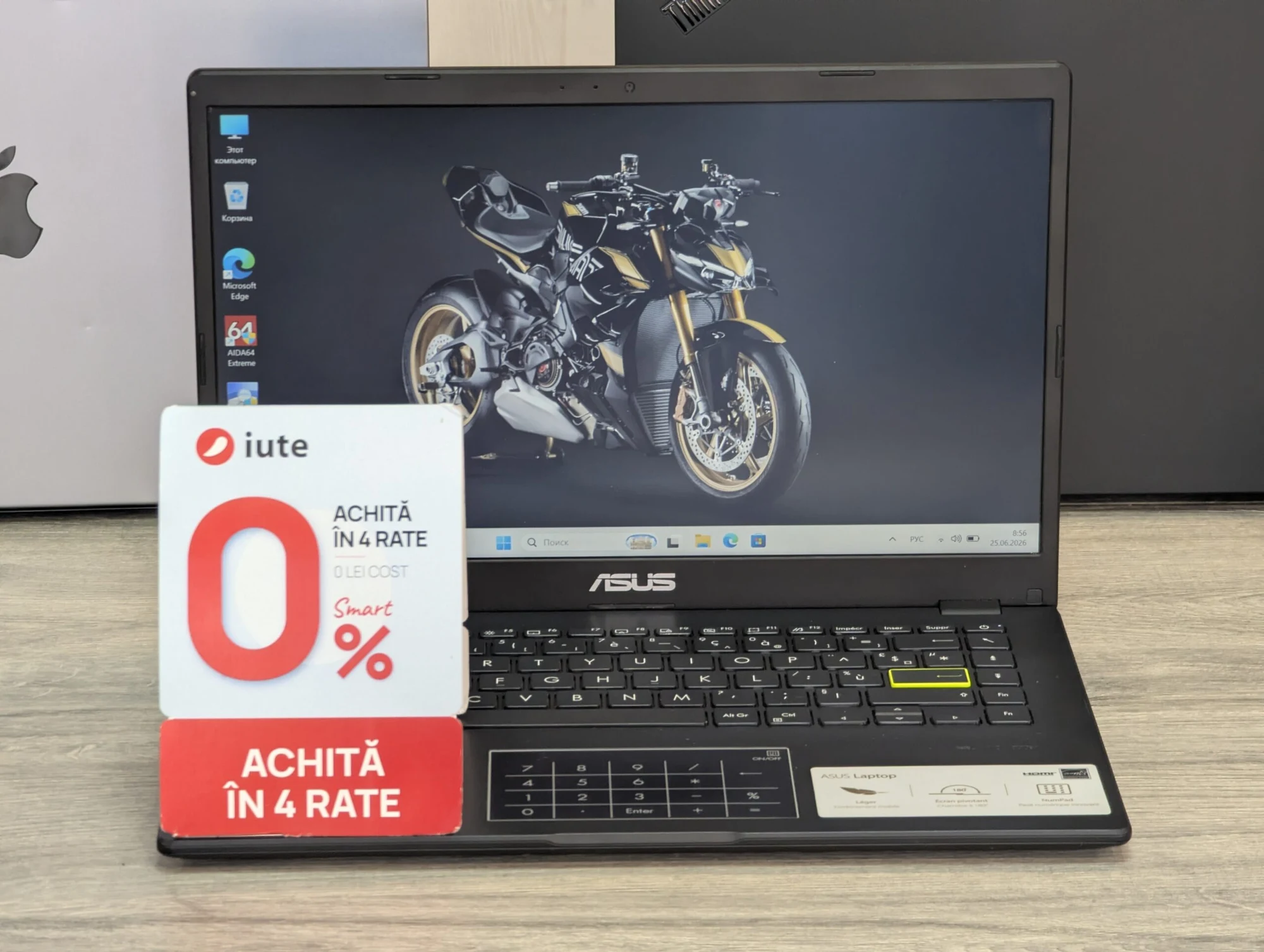 ASUS VivoBook 14 | Intel Celeron N4020 | 8GB | 128GB eMMC | Intel UHD 600 | 14.0″ — vedere 2