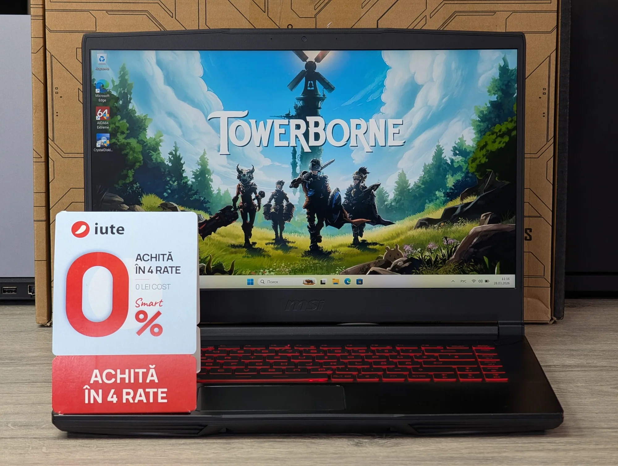 MSI Thin GF63 12VF | i5 12450H | 16GB | 512GB | RTX 4060 | 15.6″ FHD 144Hz — vedere 2